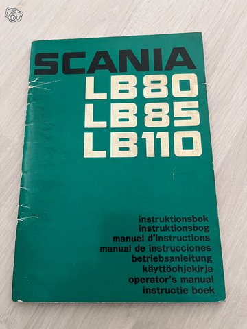 Scania LB80,85,110 kuorma-auto ohjekirja, kuva 1
