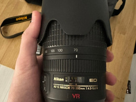 Nikon D5200+ Nikon AF-S nikkor 70-300mm 1:4.5-5.6 G + Tamron 18-200mm, Kamerat, Kamerat ja valokuvaus, Oulu, Tori.fi