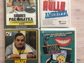 4 kpl hauskaa VHS videoo, Elokuvat, Vantaa, Tori.fi
