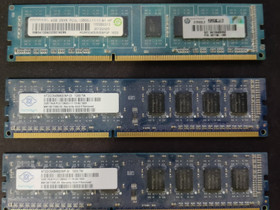 RAM DDR3, Komponentit, Tietokoneet ja lislaitteet, Masku, Tori.fi