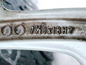 Borbet 7 1/2 J x 16H2 vanteet, 5x112, ET35, 57.1 mm, Renkaat ja vanteet, Oulu, Tori.fi