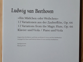 Nuotti: Beethoven: 7 ja 12 variaatiota, viola, Muu musiikki ja soittimet, Musiikki ja soittimet, Hyvink, Tori.fi