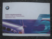BMW E39 5-sarja kytt-ohjekirja Suomen-kielinen