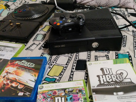 Xbox 360 Slim + pelej, Pelikonsolit ja pelaaminen, Viihde-elektroniikka, Nurmijrvi, Tori.fi