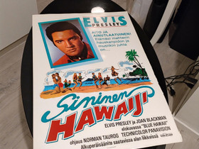 Elvis Presley Blue Hawaii aito elokuva juliste, Taulut, Sisustus ja huonekalut, Hyvink, Tori.fi