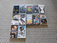 PSP pelit 6kpl & elokuvat 5kpl