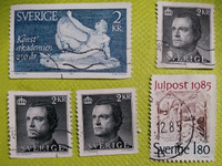 Kulkeneet Sverige - postimerkit