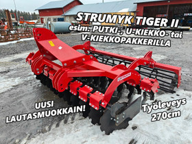 Strumyk Tiger II 270cm lautasmuokkain - UUSI, Maatalouskoneet, Kuljetuskalusto ja raskas kalusto, Urjala, Tori.fi