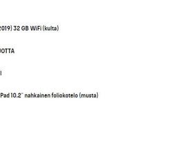 Ipad 10,2 (2019) 32GB WiFi (kulta), Tabletit, Tietokoneet ja lislaitteet, Lempl, Tori.fi