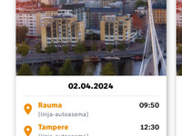 2.4. Rauma - Tampere - Lahti