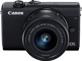 Canon EOS M200 BK M15 jrjestelmkamera + 15 - 45 mm objektiivi, Kamerat, Kamerat ja valokuvaus, Helsinki, Tori.fi