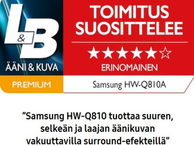 HW-Q810A 3.1.2ch Soundbar, Kotiteatterit ja DVD-laitteet, Viihde-elektroniikka, Janakkala, Tori.fi
