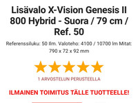 X-vision genesis II 800 hybrid