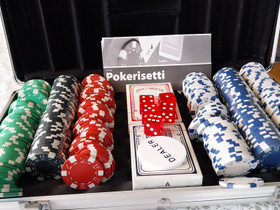 Pokeri peli salkku kyttmtn sek kortin sekoittaja, Pelit ja muut harrastukset, Lahti, Tori.fi