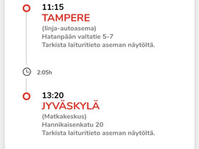 Onnibus 29.3. Jkl-Tre ja 30.3. Tre-Jkl, Matkat, risteilyt ja lentoliput, Matkat ja liput, Jyvskyl, Tori.fi