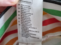 Raidalliset H&M housut 62cm