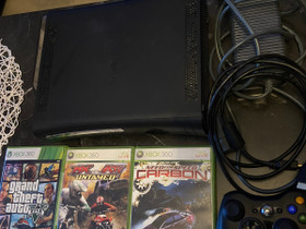Myydn Xbox 360+kolme peli, Pelikonsolit ja pelaaminen, Viihde-elektroniikka, Somero, Tori.fi