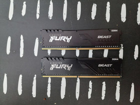 Kingston Fury DDR4 keskusmuistia, Komponentit, Tietokoneet ja lislaitteet, Rovaniemi, Tori.fi