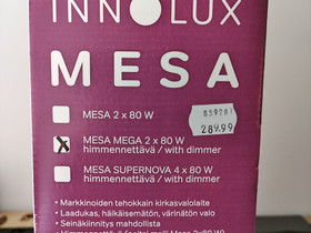 UUSI Innolux Mesa Mega kirkasvalolappu, 2 x 80 W himmennettv, Valaisimet, Sisustus ja huonekalut, Helsinki, Tori.fi
