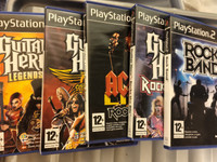 Guitar Hero Playstation 2 pelit
