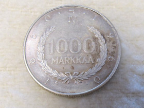 Suomen markka 100 vuotta, 1000 mk v. 1960, Rahat ja mitalit, Kerily, Kuopio, Tori.fi