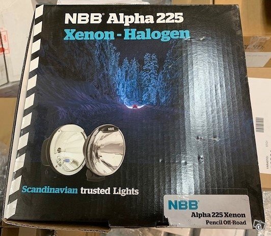 Lisäkaukovalo, Alpha 225 NBB 265-5840, xenon 4