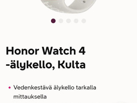 Honor Watch 4 lykello, Muu urheilu ja ulkoilu, Urheilu ja ulkoilu, Toholampi, Tori.fi