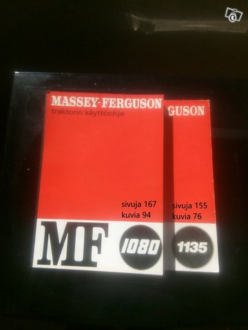 Massey Ferguson Käyttöohjekirjoja 80-90 luvulta 7