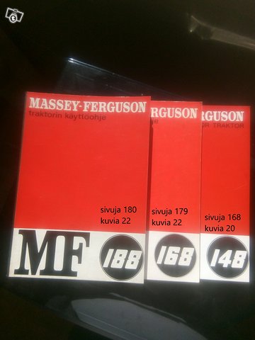 Massey Ferguson Käyttöohjekirjoja 80-90 luvulta, kuva 1