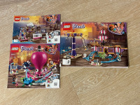 Lego Friends legoja 6 kpl - Osat, ohjeet ja laatikot tallella