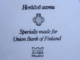 Herv Aamu (Helj Liukko-Sundstrm) Arabia 1988, Antiikki ja taide, Sisustus ja huonekalut, Oulu, Tori.fi