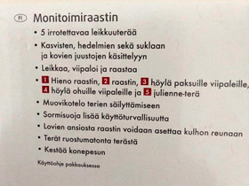 Mouli Julienne ja Ernesto monitoimiraastin, Keittivlineet, Keittitarvikkeet ja astiat, Turku, Tori.fi