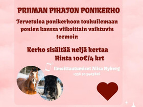 Ponikerho, Hevoset ja ponit, Hevoset ja hevosurheilu, Jyvskyl, Tori.fi