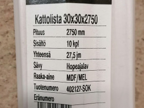 Kattolistat, hopeajalava, 30x30x2750, Muu rakentaminen ja remontointi, Rakennustarvikkeet ja tykalut, Hattula, Tori.fi
