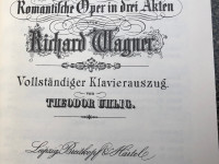 Wagner: oopperoiden pianopartituureja