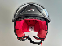 Avattava kypr - Astone, Minijet Sport Helmet Matt Titanium Size S