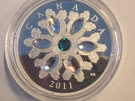 Crystal Snowflake silver coin, Rahat ja mitalit, Kerily, Siilinjrvi, Tori.fi