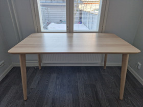 Ikea Lisabo ruokapyt 140x78 cm, Pydt ja tuolit, Sisustus ja huonekalut, Kuopio, Tori.fi