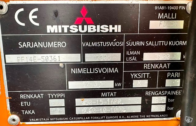 Mitsubishi FD35N 10