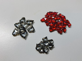 Heart charms for nails black & red, Ksityt, Turku, Tori.fi