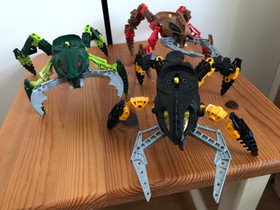 3 LEGO Bionicle hahmoa, Lelut ja pelit, Lastentarvikkeet ja lelut, Kaarina, Tori.fi