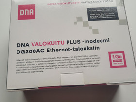 DNA Valokuitu Plus modeemi DG200AC Ethernet talouksiin, Muut kodinkoneet, Kodinkoneet, Lahti, Tori.fi
