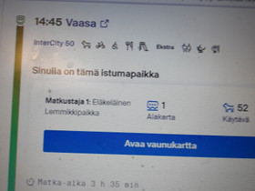Vaasa - tikkurila - lahti, Matkat, risteilyt ja lentoliput, Matkat ja liput, Vaasa, Tori.fi