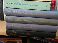 JRR Tolkien kirjoja ruotsiksi