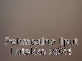 Pehmoaino keikkaliput 2024 Lutakko, Elokuvat, Jyvskyl, Tori.fi