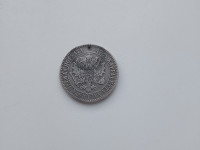 2 markan kolikko vuodelta 1865