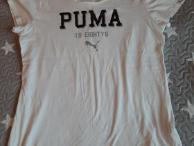 Puma M valkoinen t-paita, Vaatteet ja kengt, Pielavesi, Tori.fi