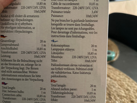 Hehkulampun muotoinen valosarja, Valaisimet, Sisustus ja huonekalut, Helsinki, Tori.fi
