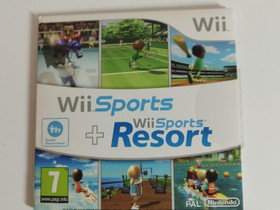 Wii sports + wii sports resort peli, Pelikonsolit ja pelaaminen, Viihde-elektroniikka, Turku, Tori.fi