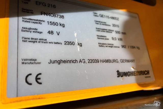 Jungheinrich EFG 216 10